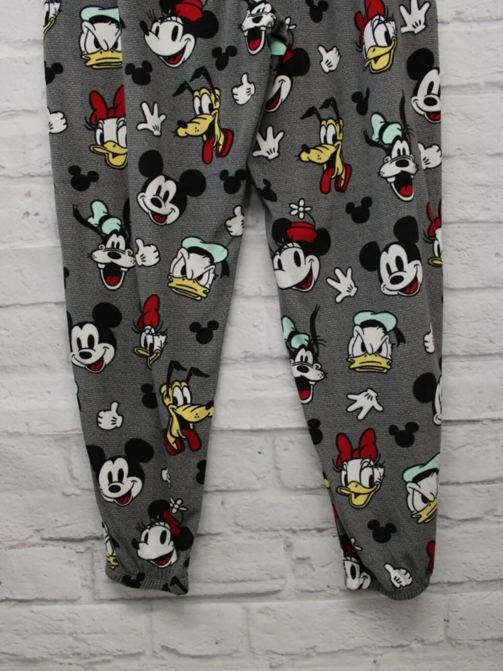 Disney Medium Mickey Mouse and Friends Gray Pull On Loungewear Pajama Pants